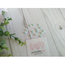 Полужемчуг 6 мм, цвет голубая бирюза №98, 5 г